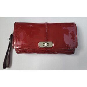 COACH 46261 Chelsea Patent Leather Large Clutch Wallet Wristlet Purse
